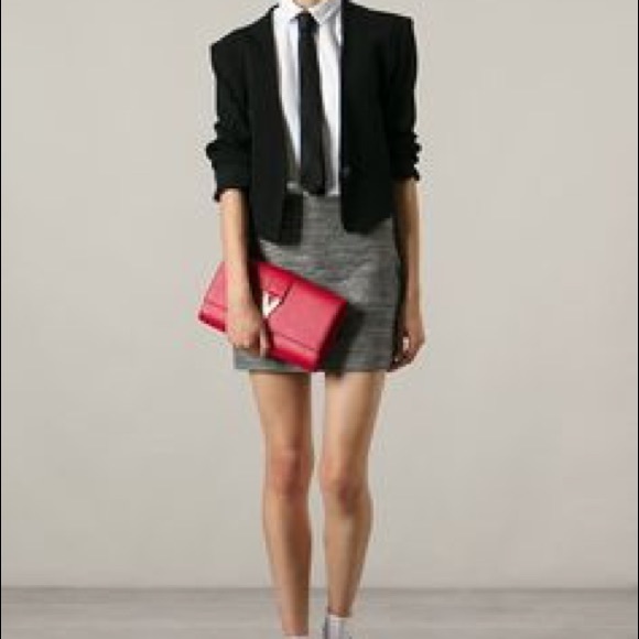 Saint Laurent CLASSIC Y CLUTCH  LEATHER,BNIB - Picture 8 of 8